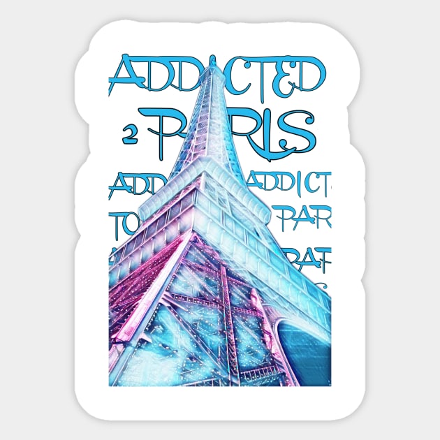 Addicted to apris Sticker by Art by Eric William.s